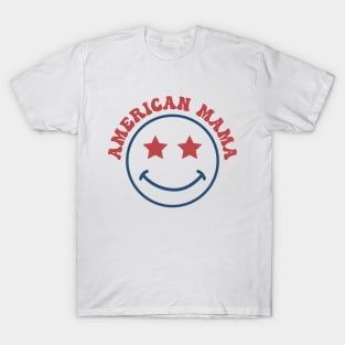 American Mama groovy smile T-Shirt